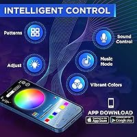 Vista 2 de Nestour Luces de Neón Interiores de Coche para Tesla Model 3 Y 2016-2020, (Consola Central+Tablero de Instrumentos+2 Luces para Pies)