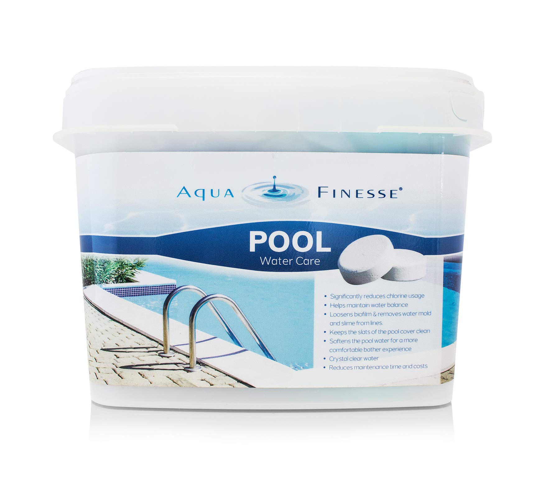 POWERHAUS24 AquaFinesse Pool Water Treatment Tablets, Pack of 30