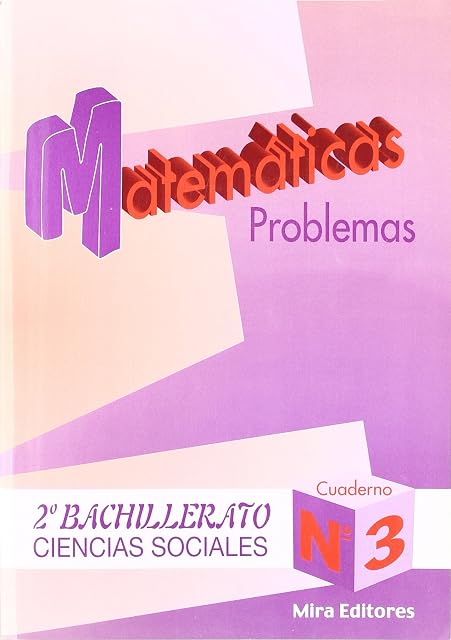 Portada de Matematicas Problemas 2º Bachillerato Ciencias Sociales