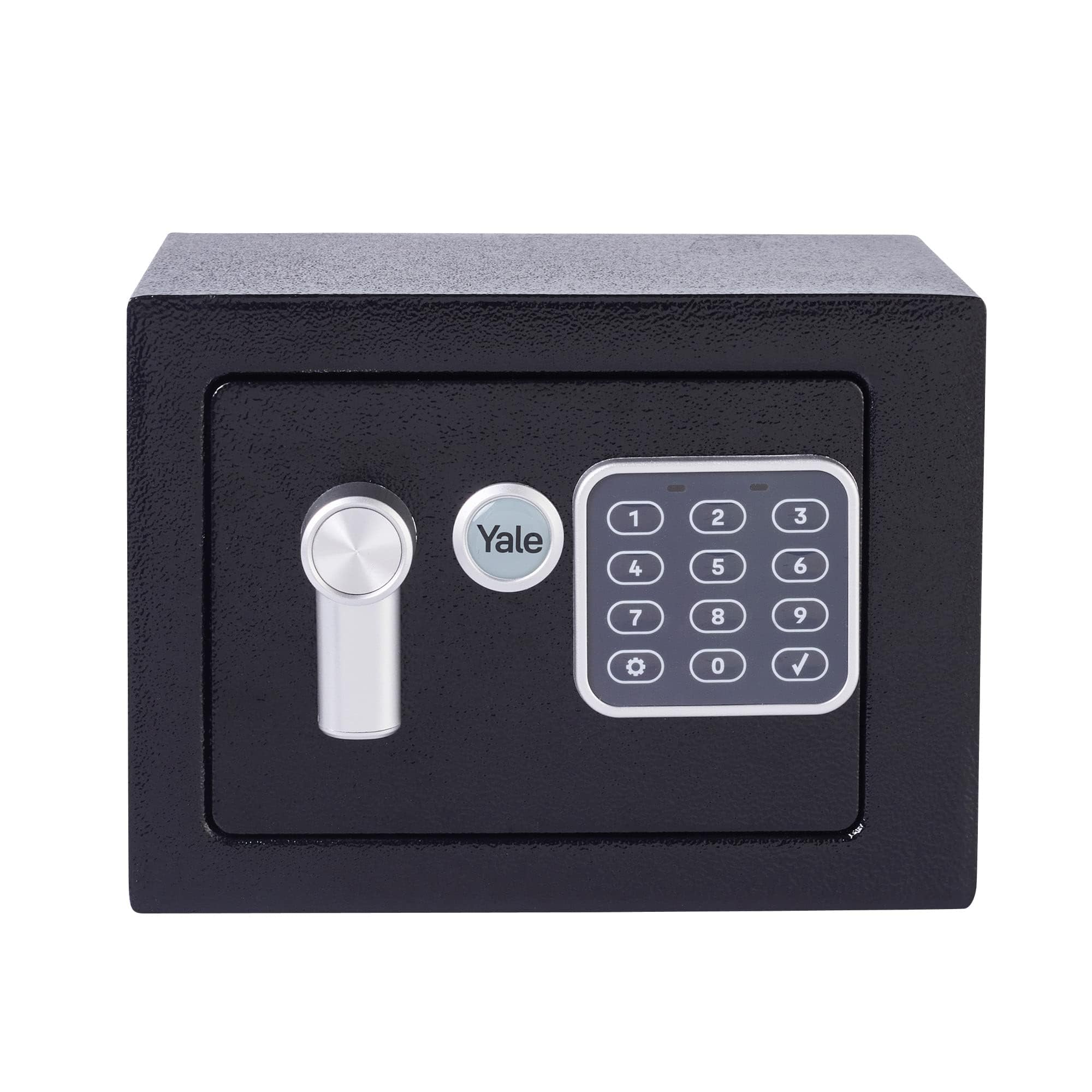 Yale Coffre-Fort Électronique - Compact 3.8L - Serrure 100 000 Combinaisons, verrou électronique Code 3 à 8 Chiffres - Dimensions 170x230x170mm YSV/170/DB2