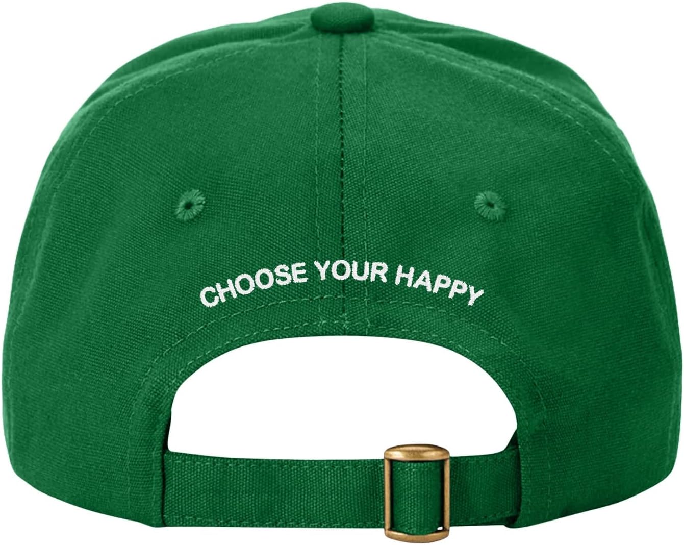 Choose Your Happy Baseball Cap Embroidered Cotton Adjustable Dad Hat