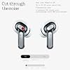 Nothing Ear (3) Kabellose In-Ear Kopfhörer Adaptive Geräuschunterdrückung LDAC Hi-Res Audio Super Mic IP54 Schnellladen Bis zu 22 Std. Akkulaufzeit Kompatibel mit Android & iOS – Weiß