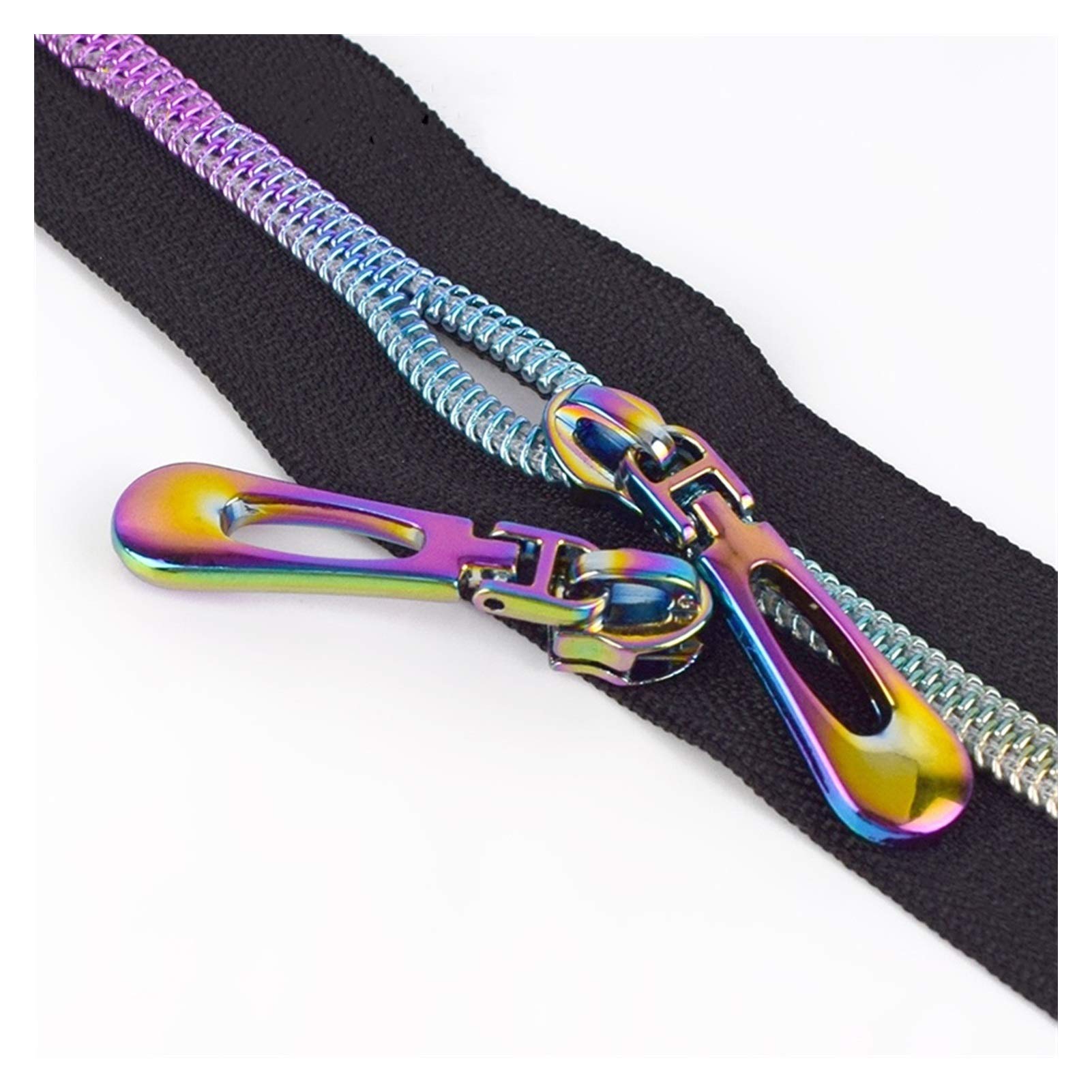 Tiradores de cremallera, cremallera, tirador de cremallera, extractor de repuesto de cremallera, 10 deslizadores de cremallera simples y elegantes for cremalleras de nailon 5#, chaqueta, bolsillo, cre