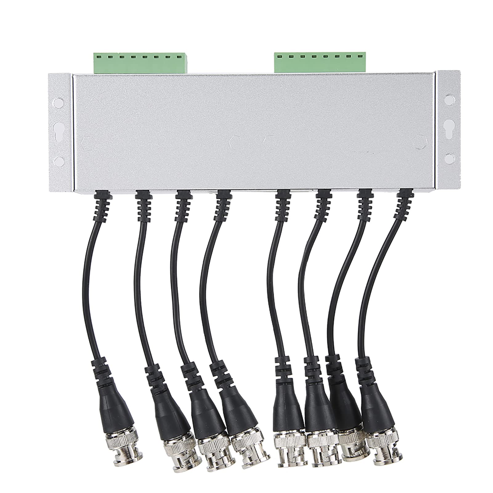 Video Balun, Video Balun Passivo 8CH, Adattatore Ricetrasmettitore Cavo BNC Maschio a UTP per Videoconferenze di Videosorveglianza