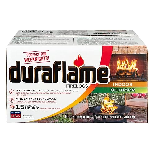 Duraflame 2.5 Pound 1.5 Hour Long Burn Time Indoor
