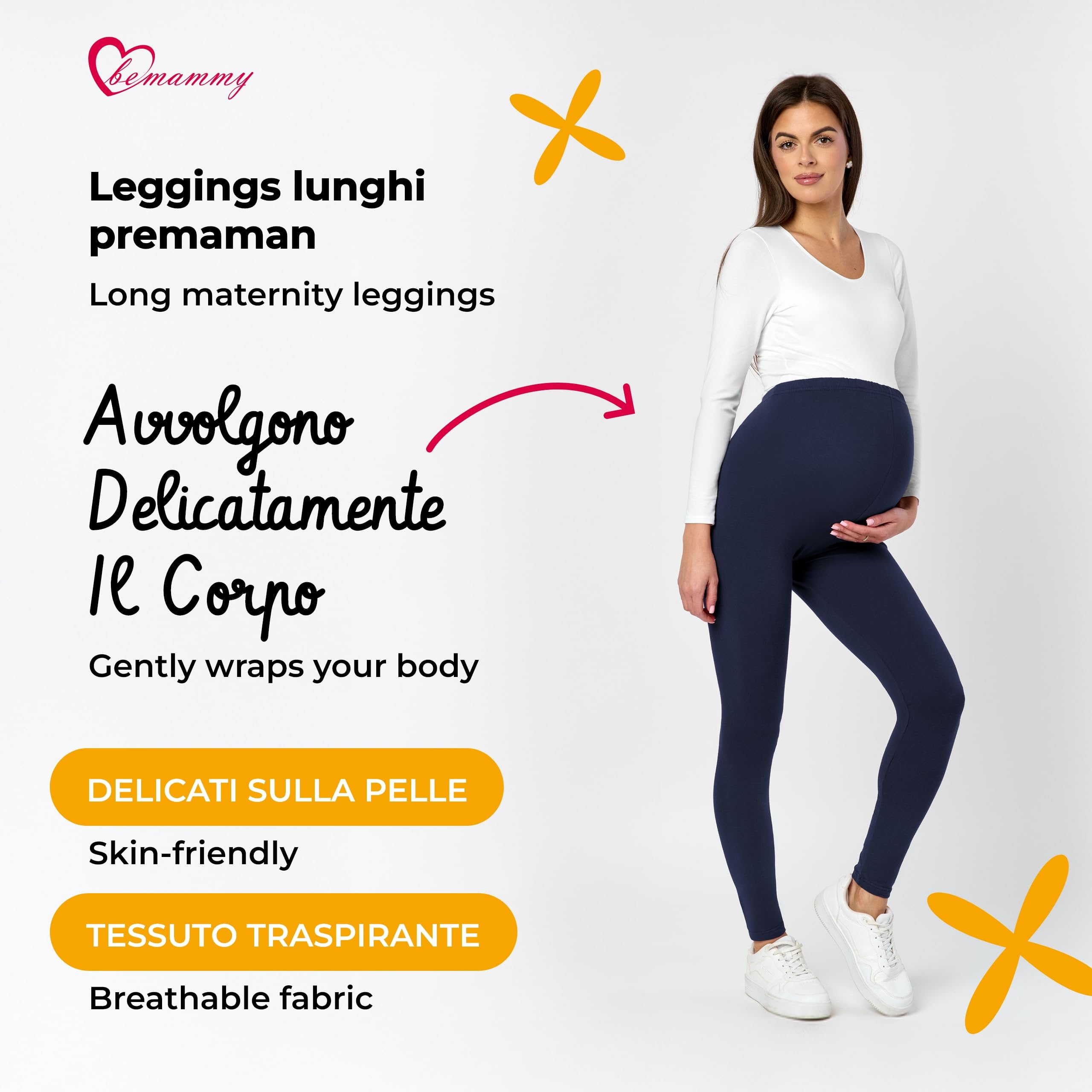 Be Mammy Leggings Premaman Lunghi BE20-230