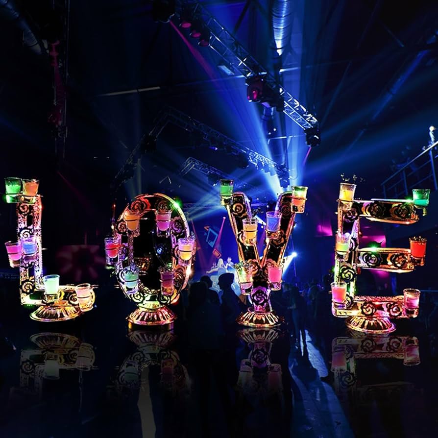 Amazon｜【光演出付き】 テキーラ観覧車 ワインラック 昇格デザイン