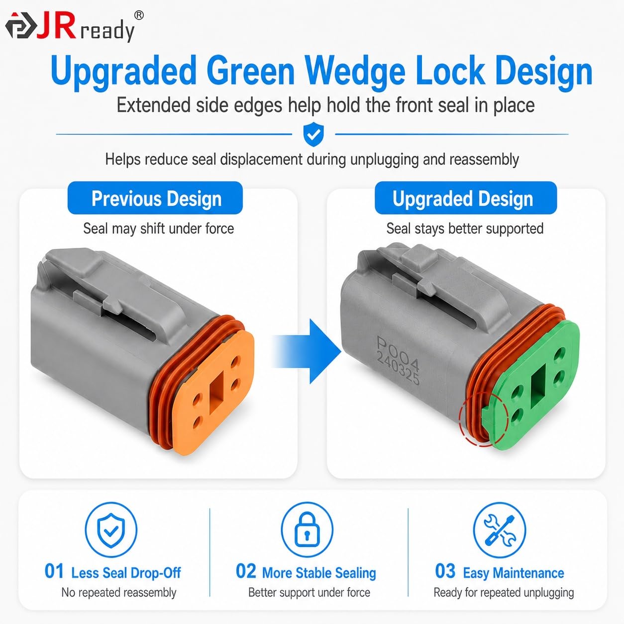 Amazon.com: JRready 2 Pin Deutsch DT Connector Kit 10 Sets with