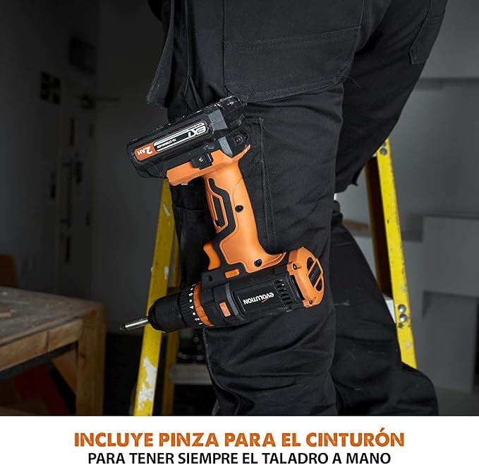 Taladro Combinado Inalámbrico Evolution R13CMB-Li 18V con Velocidad Variable miniatura 8