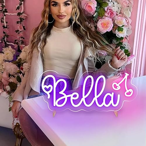 Miniatura 4 de Letreros de neón personalizados con base, letrero de luces LED personalizado para decoración de dormitorio, letrero de neón personalizable para