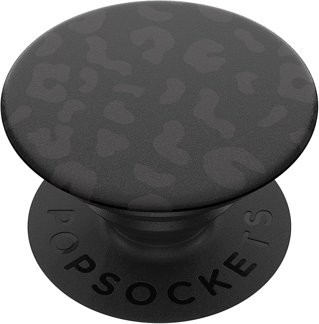 PopSockets: PopGrip Expanding Stand and Grip with a Swappable Top for Phones & Tablets - Leopard of the Night
