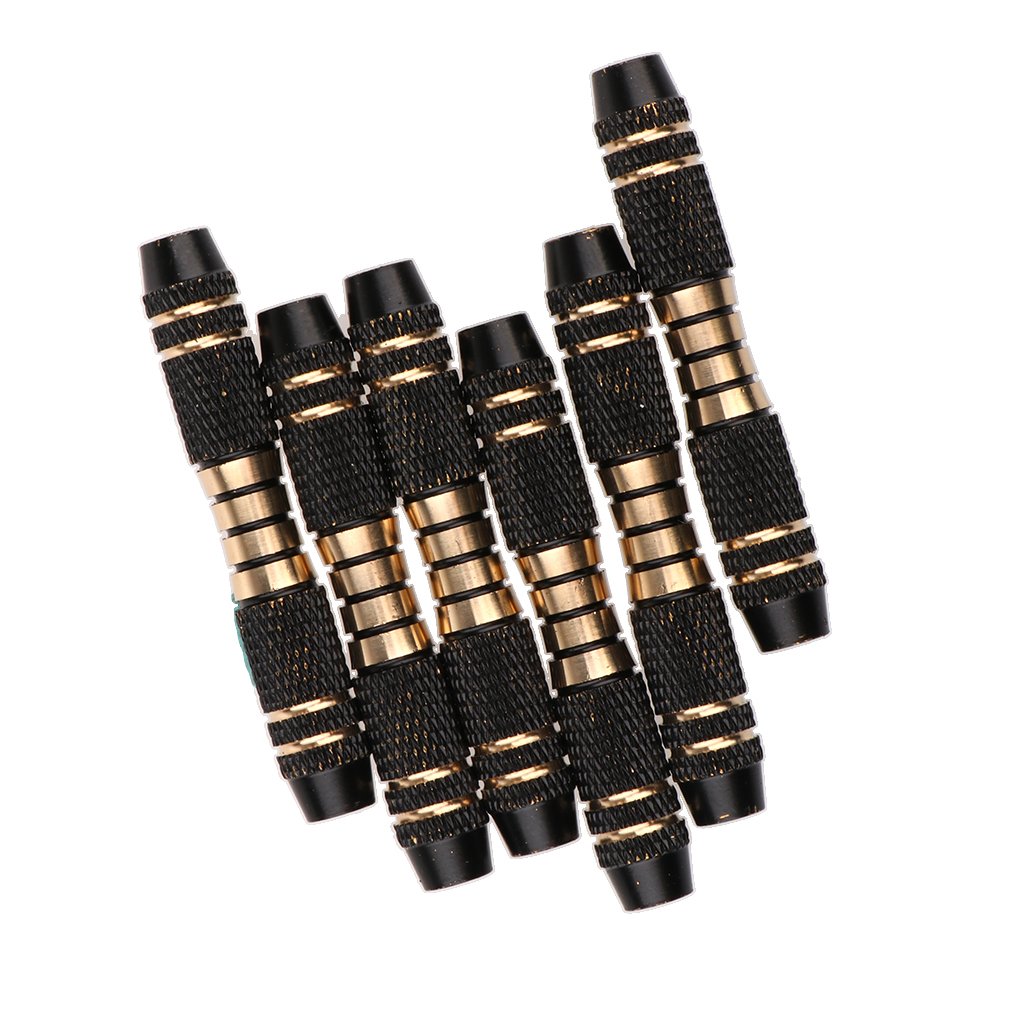 MonkeyJack 6 Pieces 16 Grams Dart Replacements Barrels Set for Soft and Steel Tip Darts