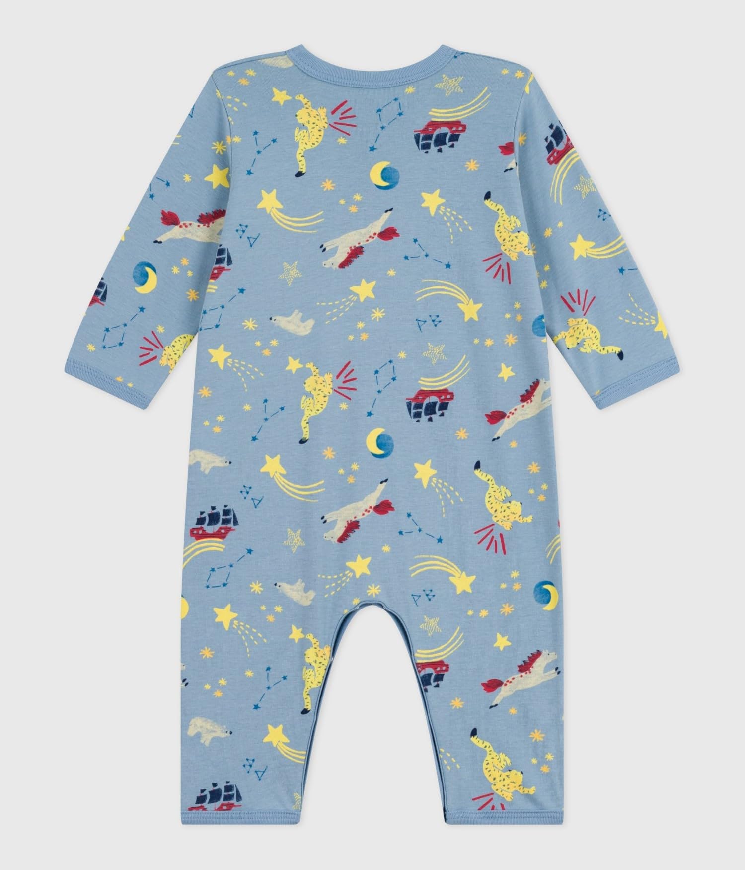 Petit Bateau Pyjama Bébé en Coton sans Pieds Imprimé A0e6b01 Vêtements Nuit Mixte bébé (Lot de 1)