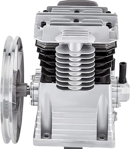 Miniatura 9 de VEVOR Bomba de compresor de aire, 3HP 11 CFM, Motor de bomba de cabeza de compresor industrial, Bomba de lubricación de salpicaduras de aluminio de