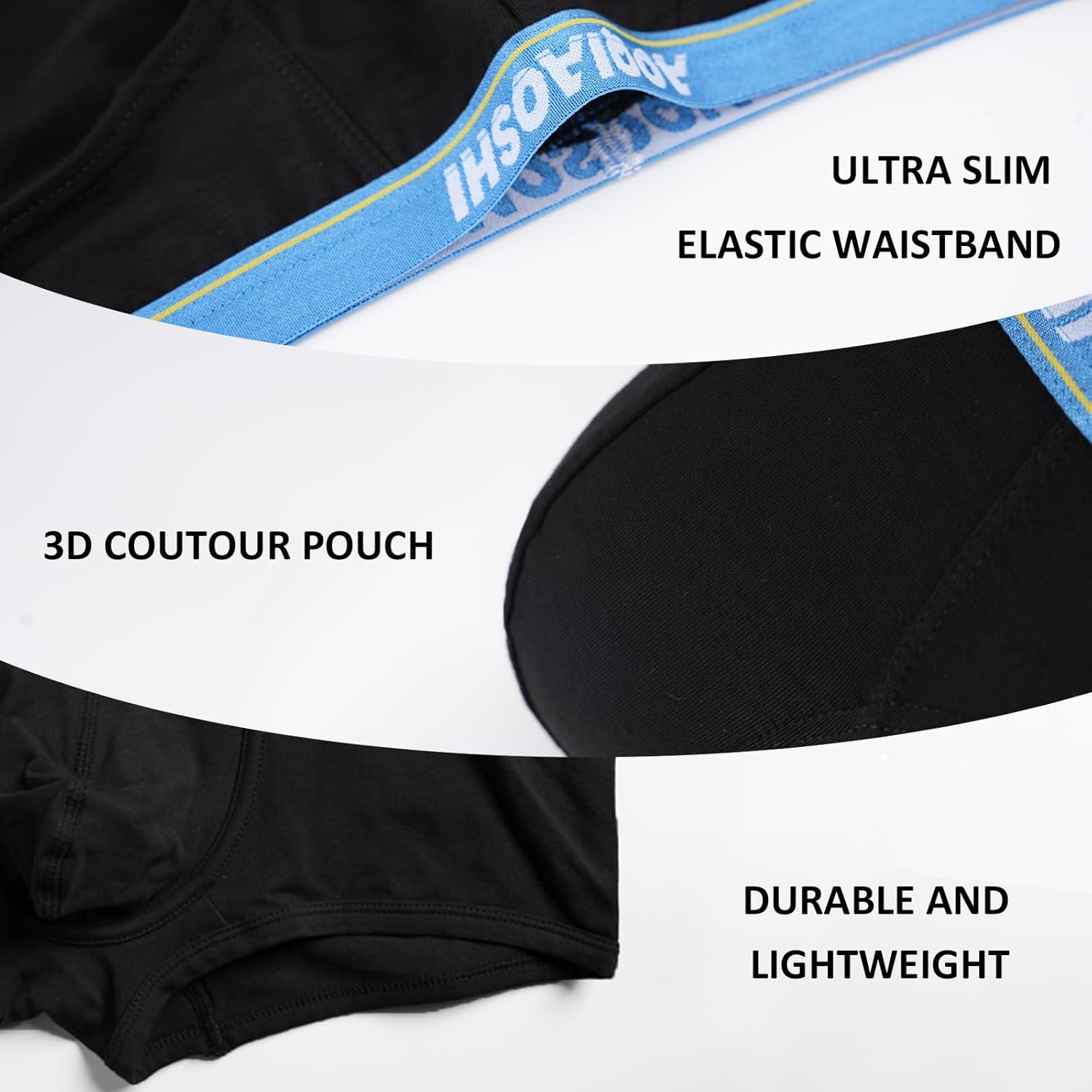 HOOFESAN Men's Underwear Boxer Briefs Pack Soft Breathable Low Rise Trunks Underwear Boxer Briefs for Men Multipack - Image 6