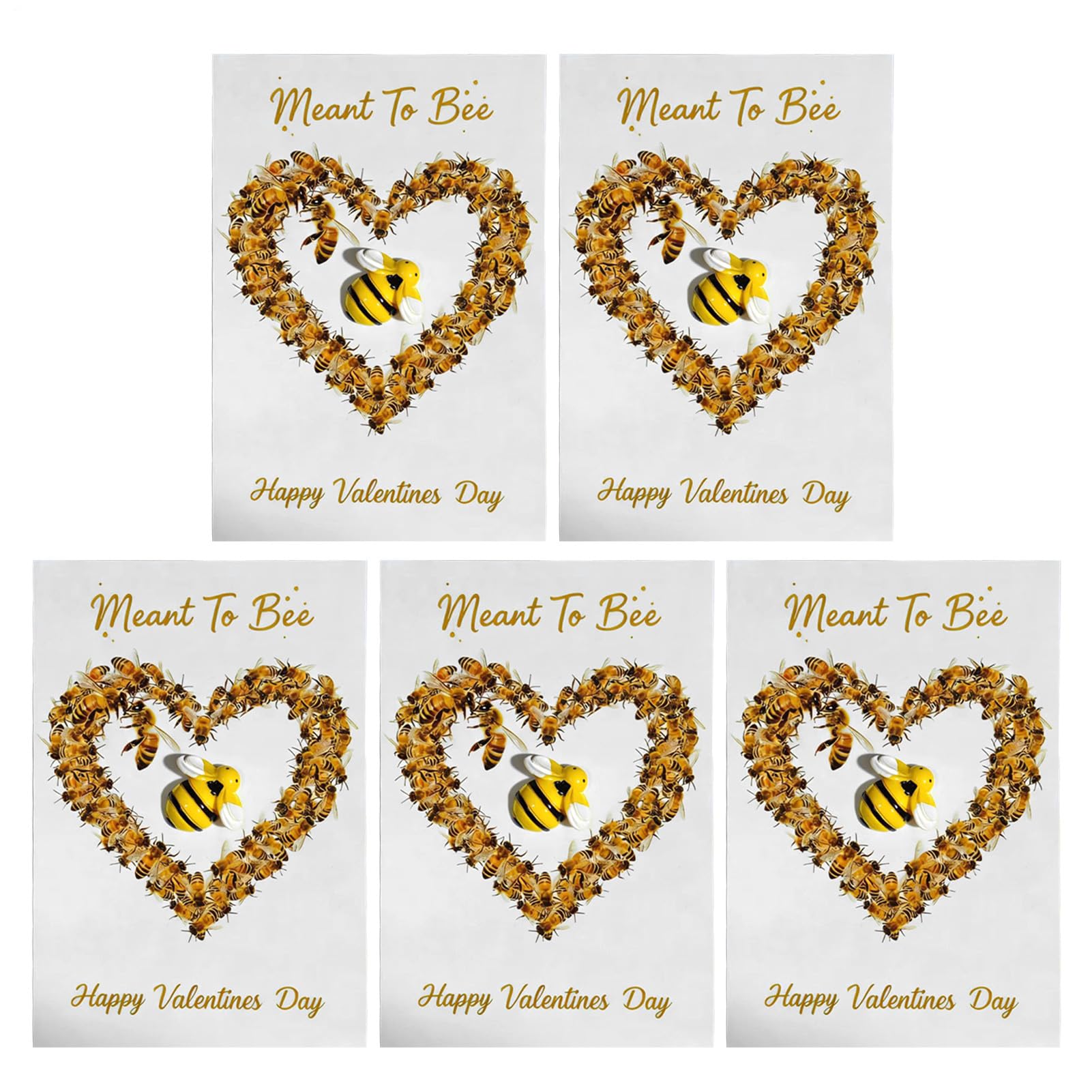 Note Cards | Festive Bee Patterns Keepsake Collection,Bee Handmade Card,for Women Family Birthday Holiday Easter Tree Door Home Desk