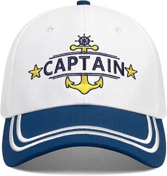 Captain Hat for Men Women,Cool Boat Gifts for Boat Owners,Boating Gifts Accessories for Dad