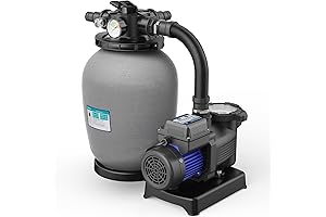 AQUASTRONG Sand Filter Pump: Clear Pool Water Circulation