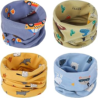 ZYUPHY Loop Scarf Children, Baby Scarf Winter Loop Neck Warmer Tube Scarf Children for Boys Girls