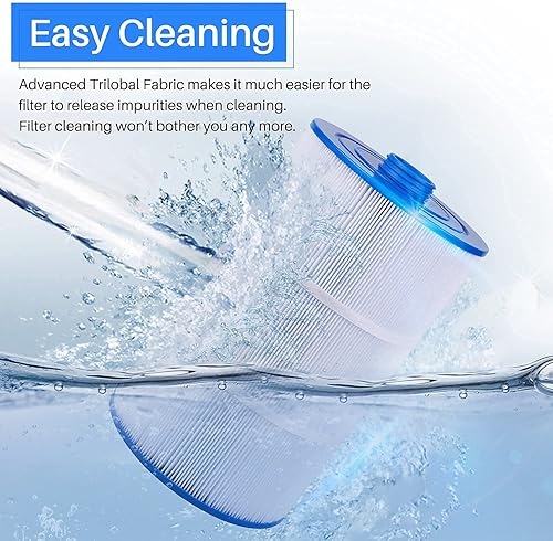 Miniatura 4 de POOLPURE Filtro de piscina de repuesto para Sundance 850 780 Series, Sundance 6540-501, 6540-502 Set, Filbur FC-2810, FC-2812 Set, filtro PLFC-8380