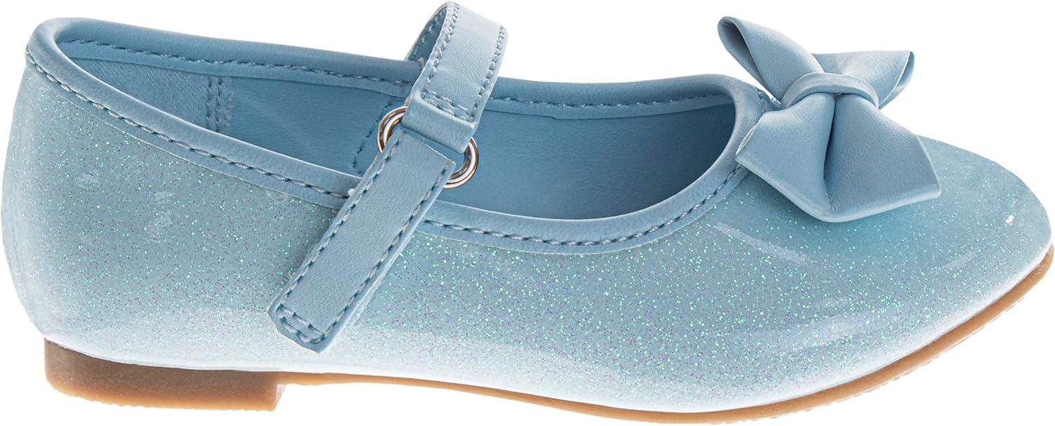 Minnie Mouse Frozen Queen Elsa and Anna Cinderella Mary Jane Bow Flats Ballet Shoes for Girls Size 5 to 10 Toddler - Image 2