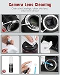 Zacro 47-in-1 Camera Lens Cleaning Kit - Camera Sensor Cleaning Kit for Mirrorless DSLR Including Air Blower, Lens Cleaner, Lens Brush Pen, Brush, Sensor Cleaning Swabs, Microfiber Cloth, Gloves