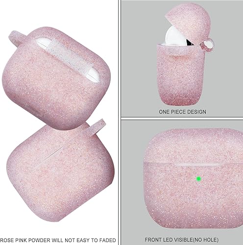 Miniatura 10 de Funda de silicona para Airpods de 3 generación 2021, funda flexible y suave floral para Air Pod 3 mujeres y niñas, piel para Apple AirPods 3 con