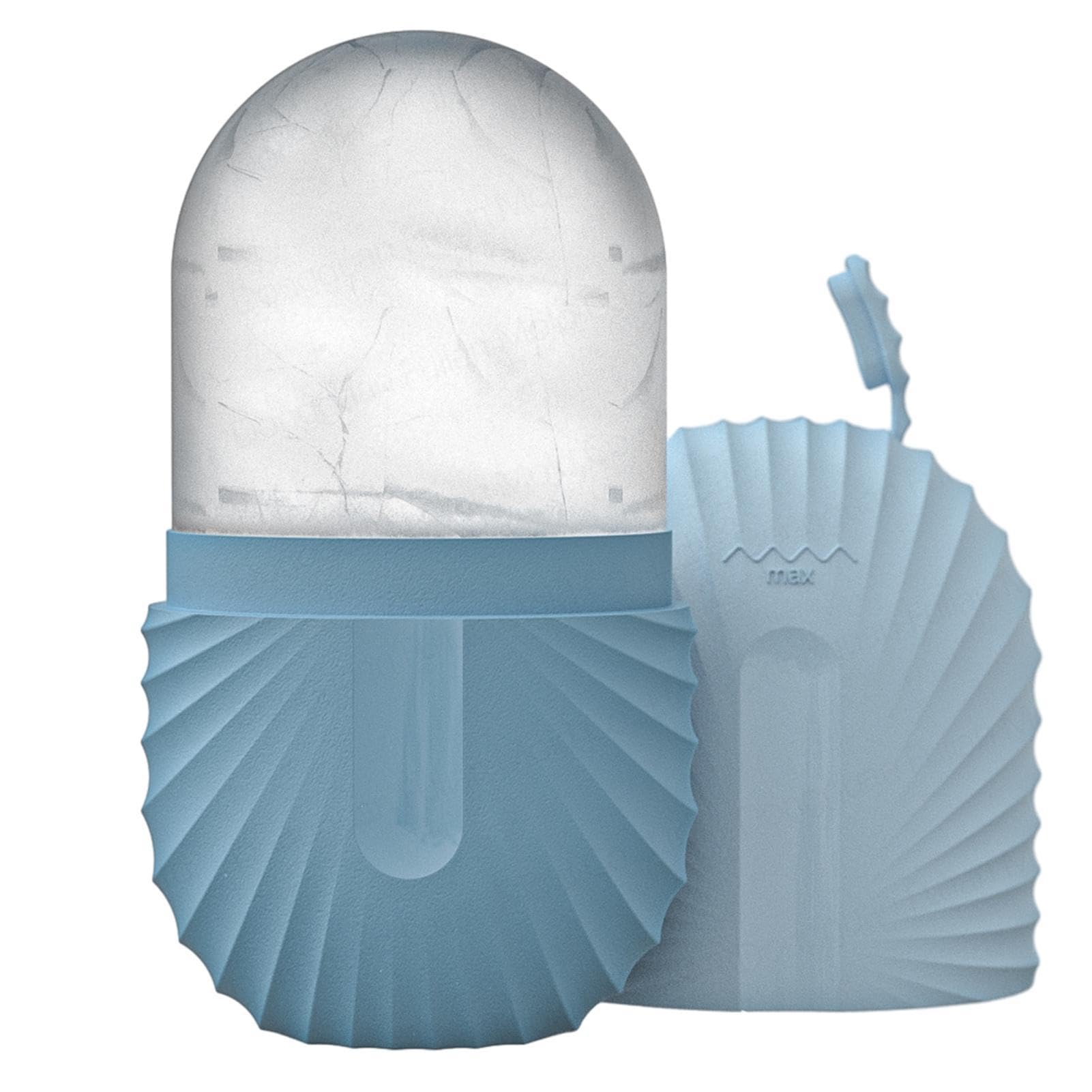 Rodillo de hielo de silicona para cara reutilizable, molde de silicona para masajes faciales, belleza facial, herramientas para el cuidado de la piel, aplica hielo para poros retráctiles, antiarrugas,