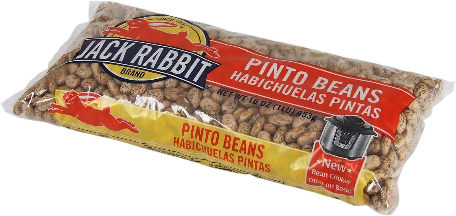 Jack Rabbit Pinto Beans, 1 lb. bag, 24 bags per case