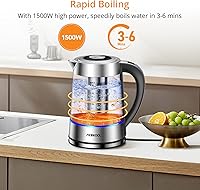 Vista 4 de FlexWill Hervidor eléctrico de 18 litros control de temperatura de 24 horas caldera de agua caliente hervidor de té con filtro de acero inoxidable