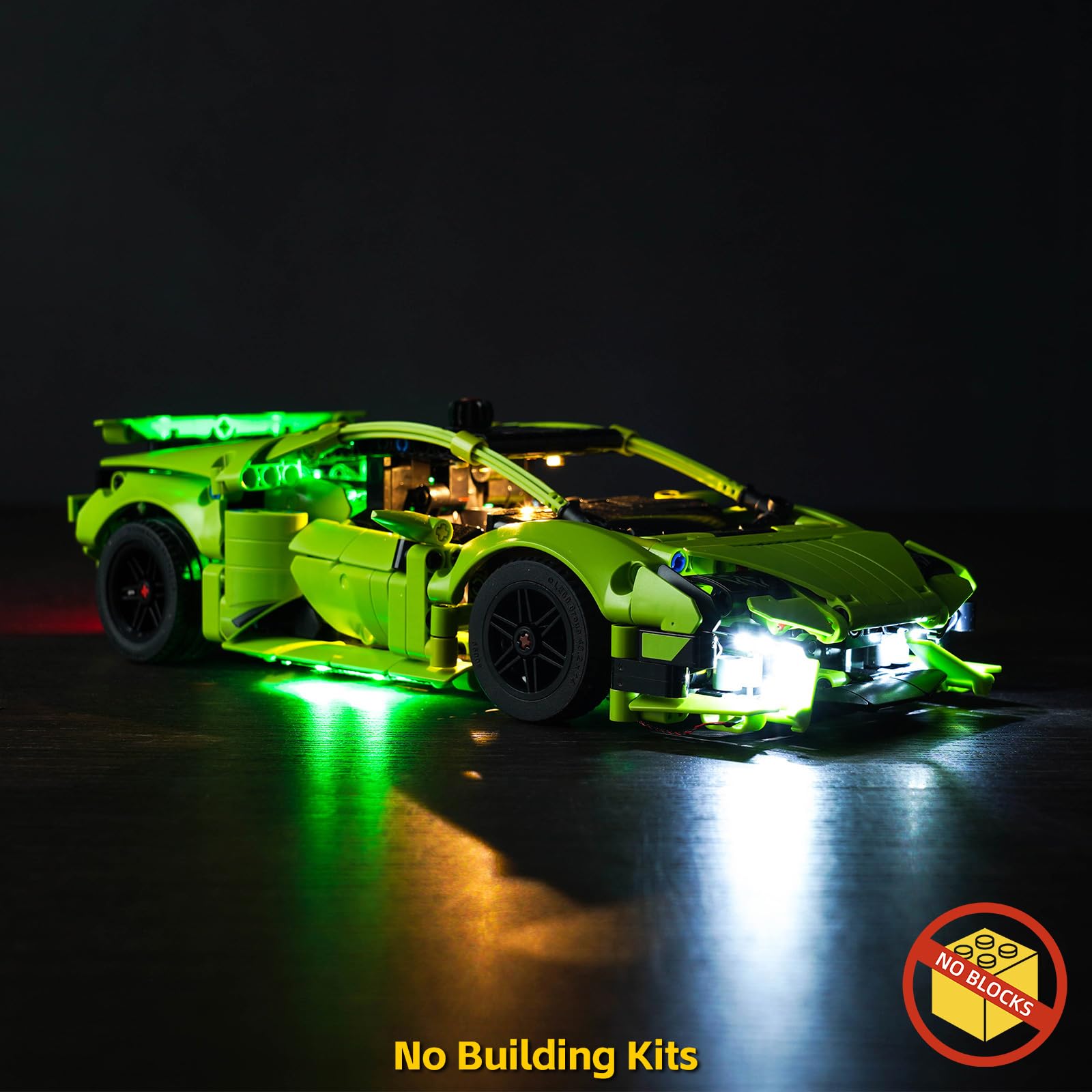Light Kit Compatible with Lego Lamborghini Huracán Tecnica 42161 (No Model) - Image 3