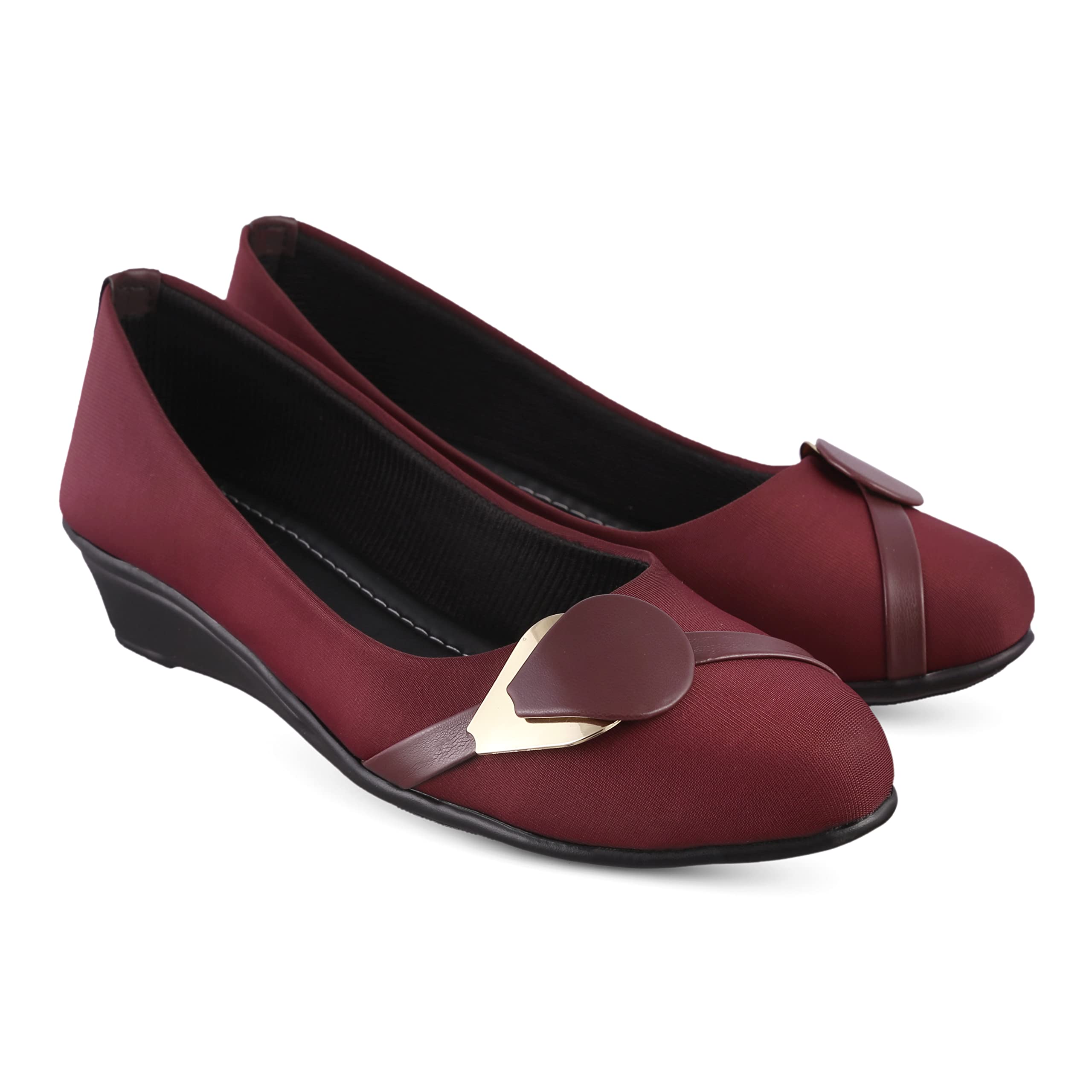 RG Collections Women Ballet Flat Bellies (Maroon, Numeric_6) (B09TTT4S2S) Amazon Price History, Amazon Price Tracker