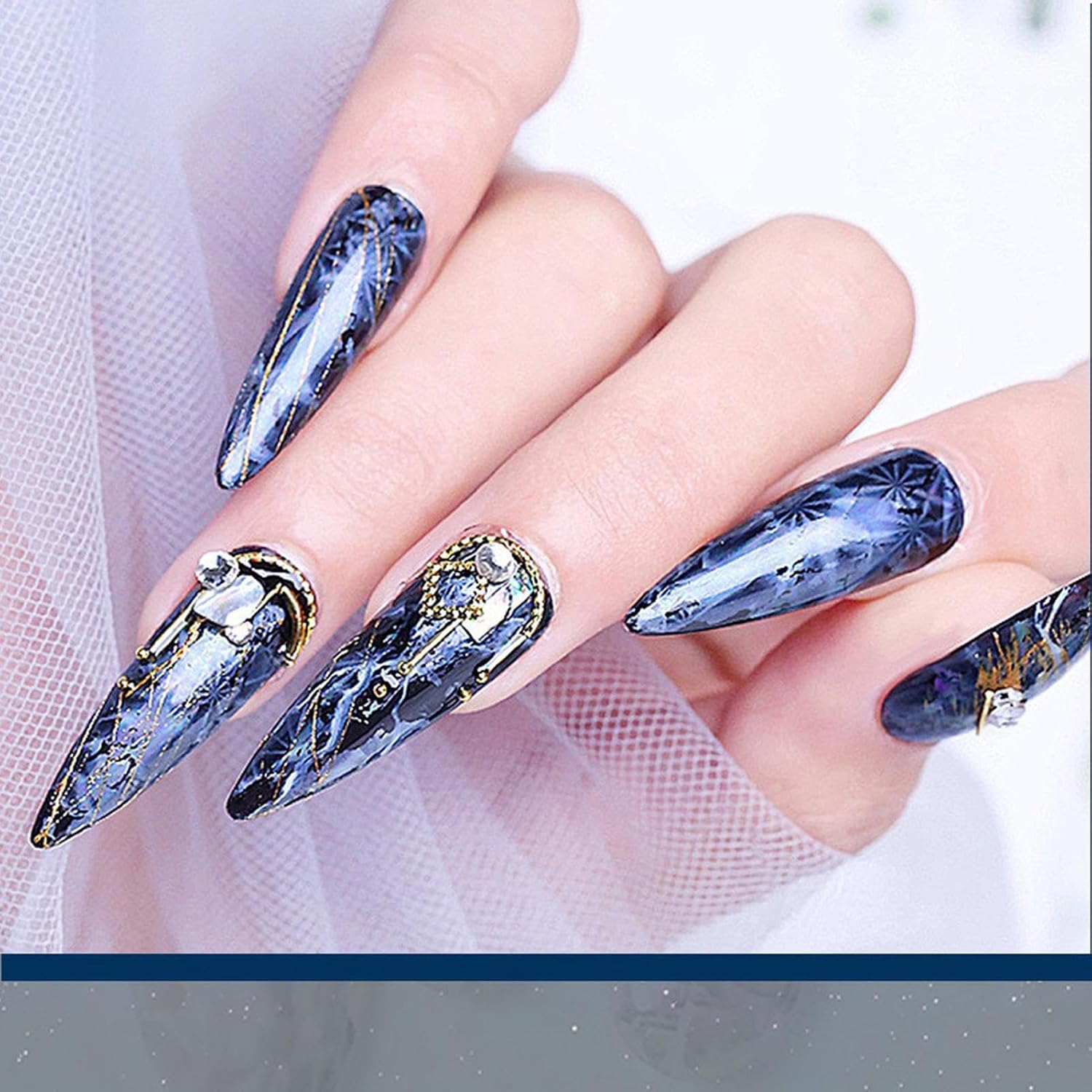 Nail Transfer Gel, Strong Adhesion Adhesive, Foil Sticker with Smooth Bond, Manicure Tool with Clear Finish, 1pieces Beauty Supply, DIY Solution for Salon Use Party Style