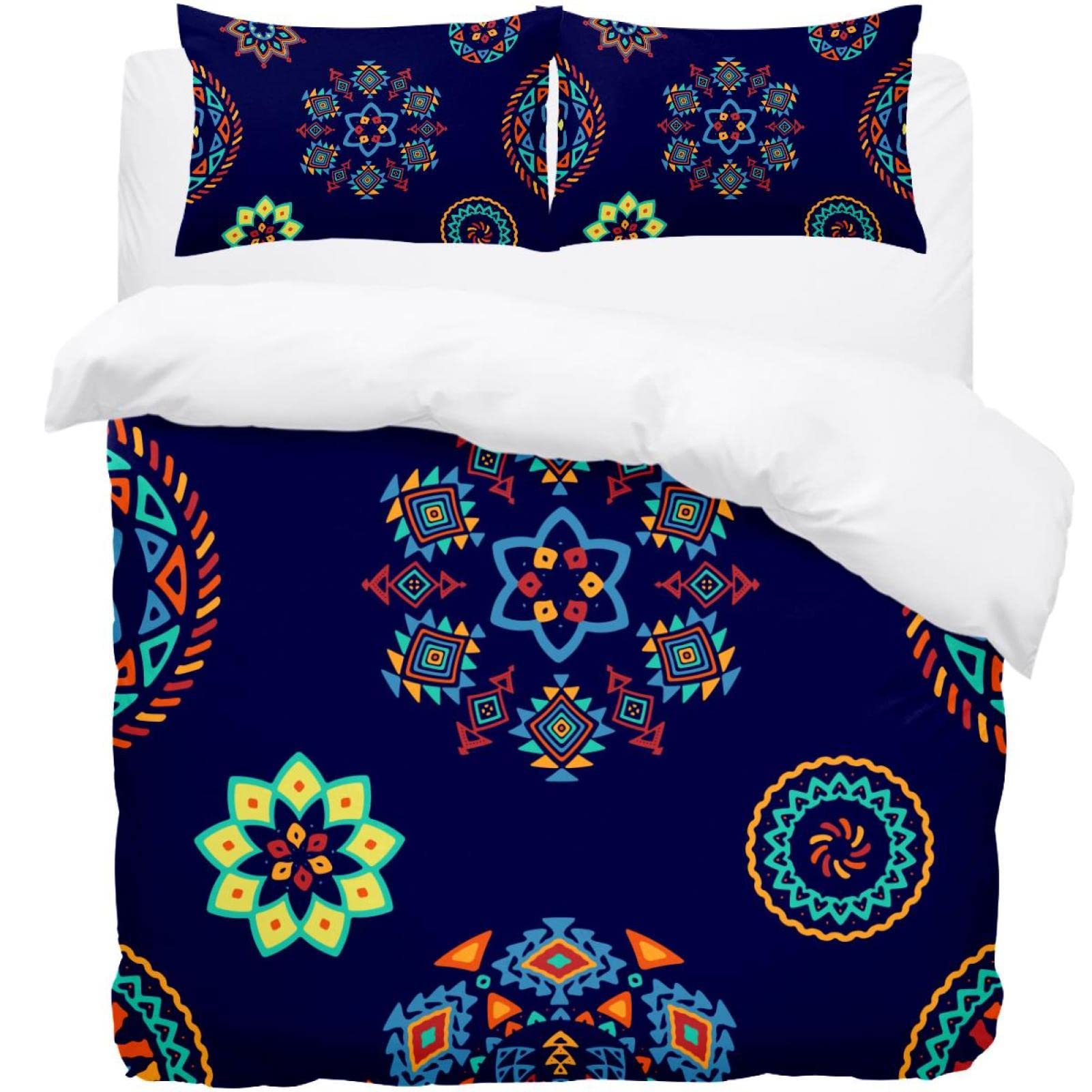 Housse de couette fleurie et chaleureuse pour des nuits douillettes