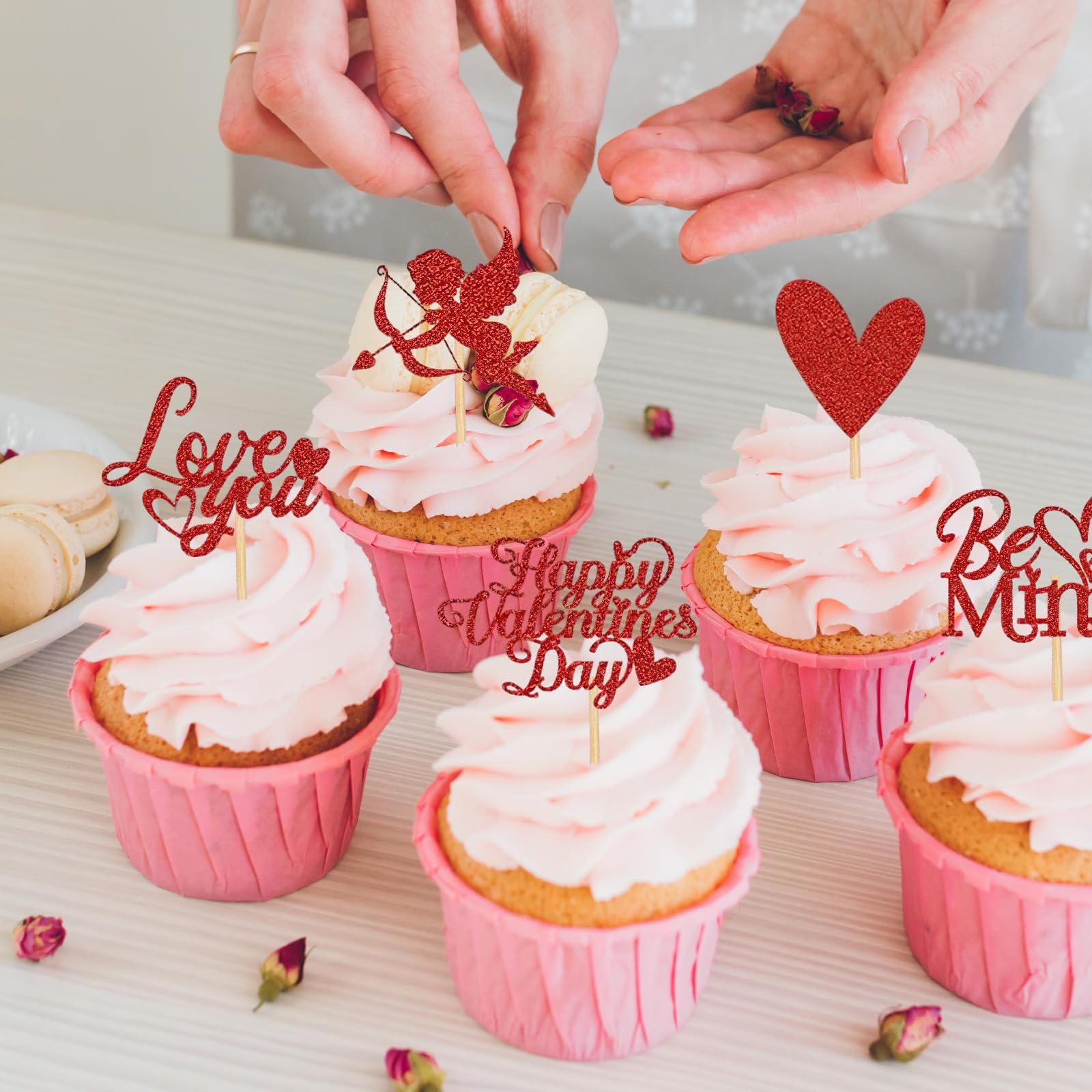 Valentine's Day Cupcake Toppers - Image 3