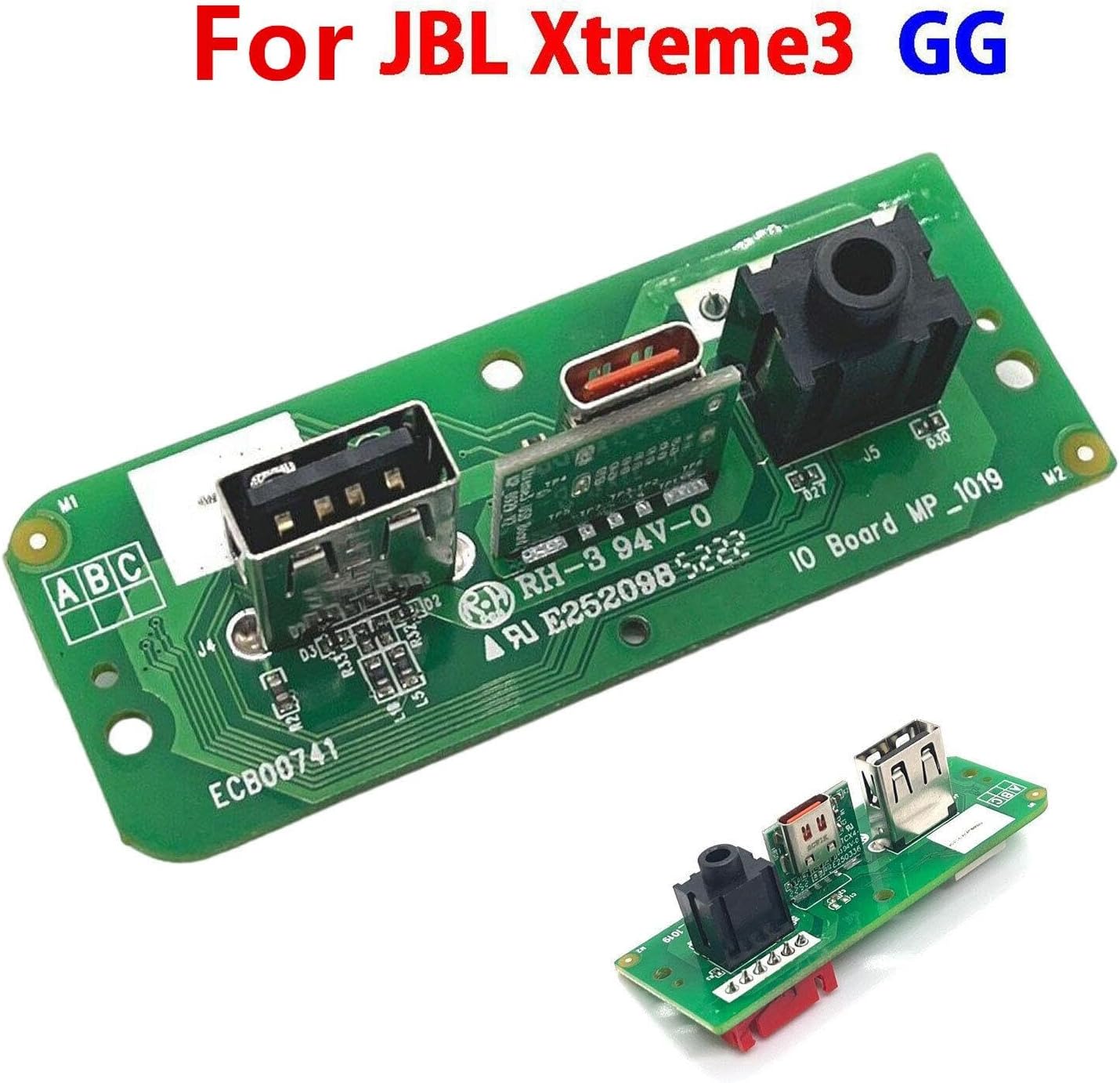 Replacement Power Charging Port Board for JBL Xtreme 3 Version Part