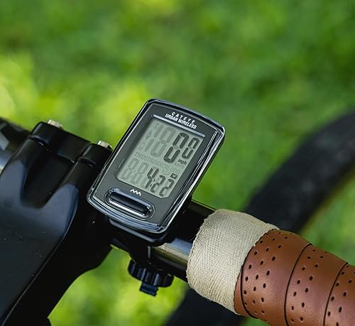 Miniatura 21 de CATEYE Urban Wireless Bike Computer – Analog Speedometer & Odometer with Calorie Tracking, FlexTight™ Mount, Auto Start/Stop, Programmable Odometer