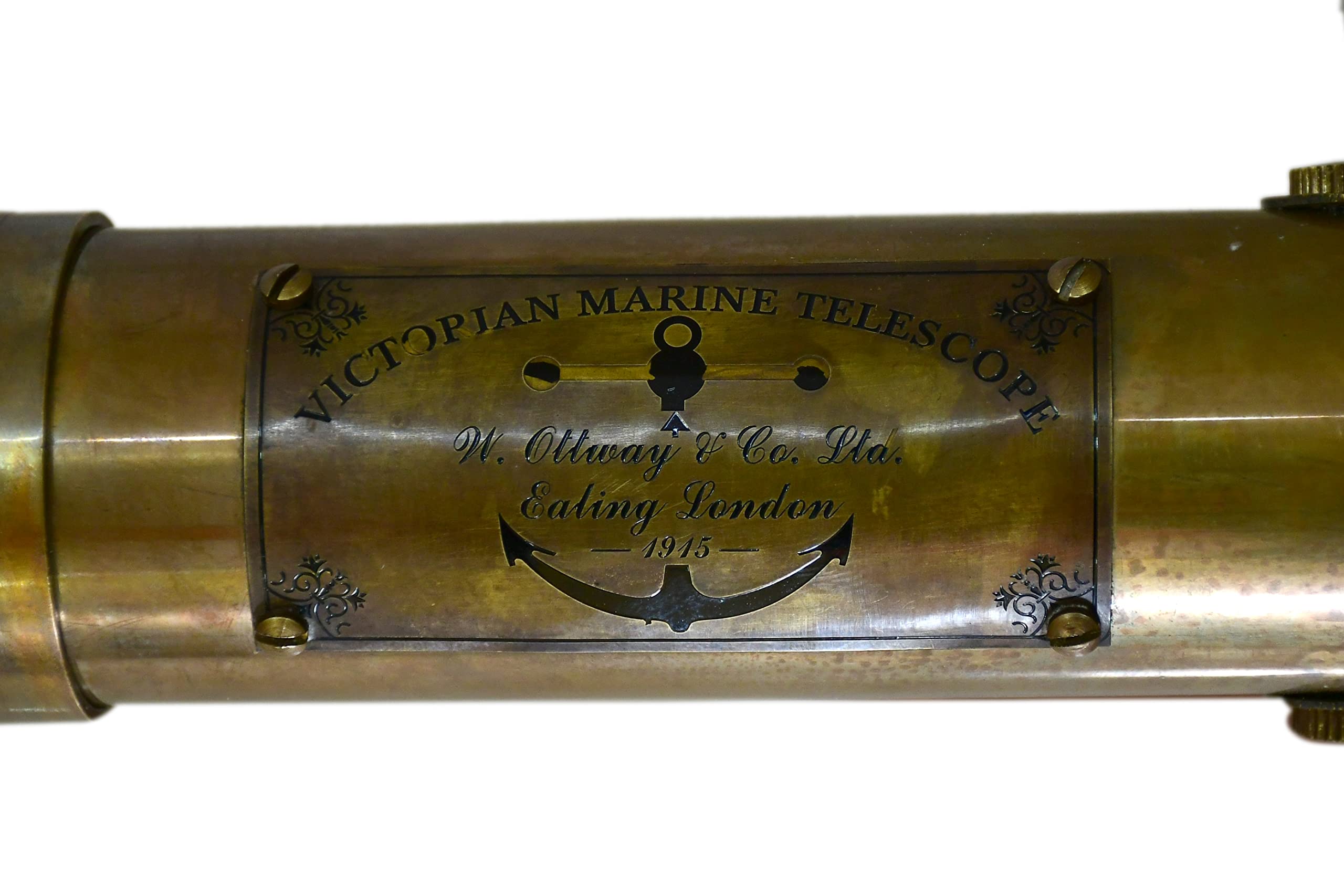 Antique Vintage Brass Telescope Marine-time Navy Adjustable Floor Standing Brass Telescope Home Decor