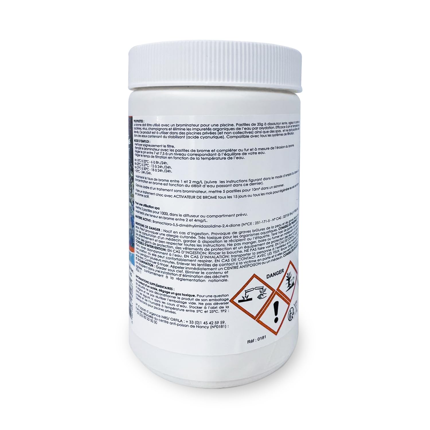 1kg Pastilles de Brome 20g - Dissolution Lente & Traitement Longue durée - Désinfection sans Odeur de Chlore - Aussi Efficace Que Le Chlore - Haute tolérance au pH - Brome Piscine