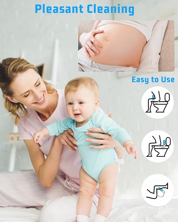 Portable Bidet for Travel with 400ml Bottle, 3 Pressure Modes