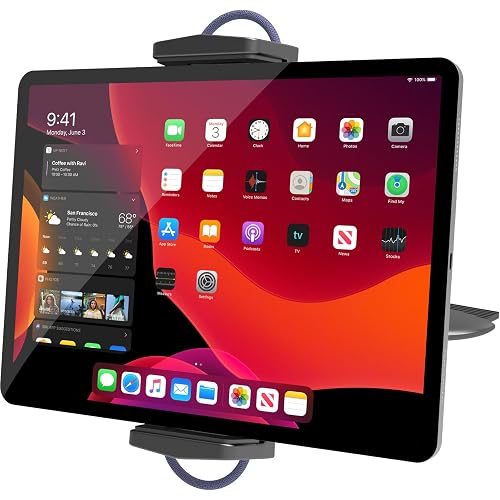 APPS2Car for Sturdy iPad Holder for Car CD Slot Tablet Mount, 2-in-1 Universal 4.7-13" Holder for iPad Pro 12.9" 13" Air Mini, iPhone, Galaxy Z Fold, Adjustable 360° Rotation, Road Trip Essentials