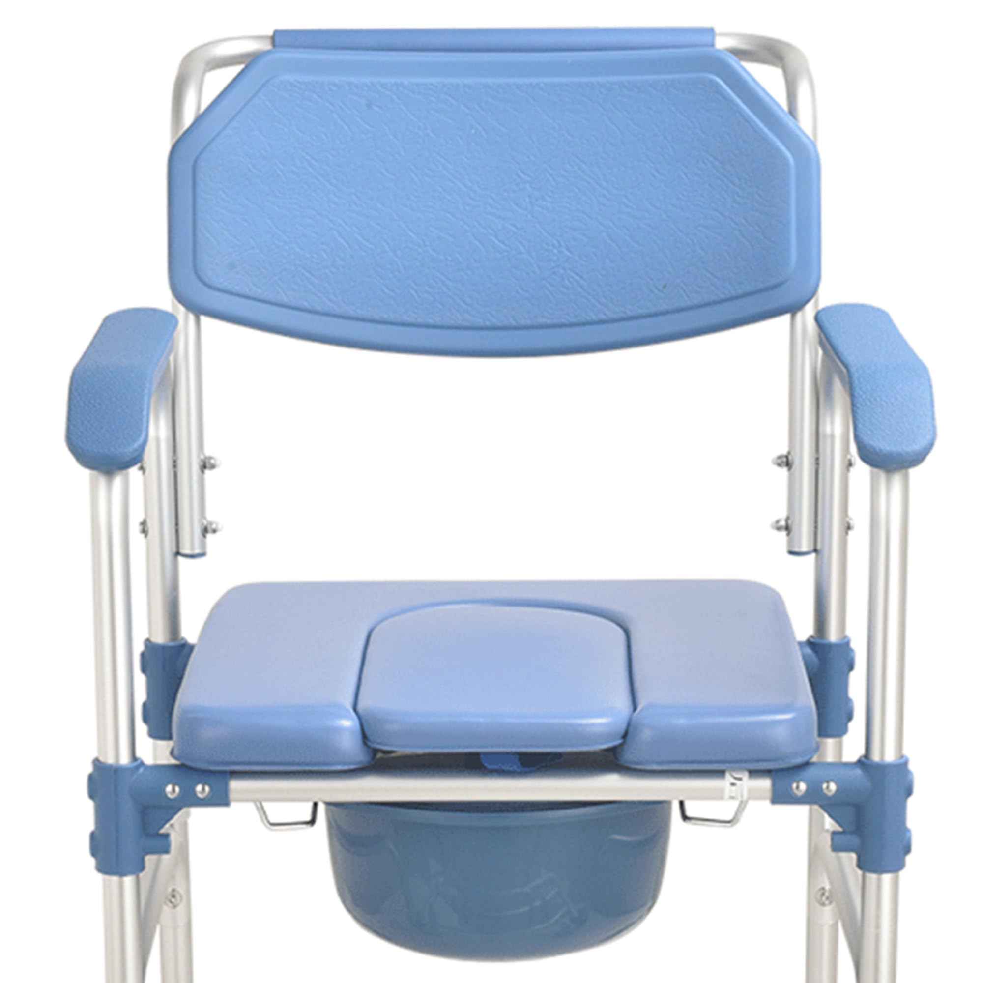 SEDIA A ROTELLE COMODA BLU