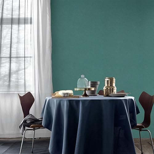 Miniatura 3 de Decoroom Papel tapiz verde para despegar y pegar, papel adhesivo mate impermeable de color sólido para encimeras, autoadhesivo texturizado