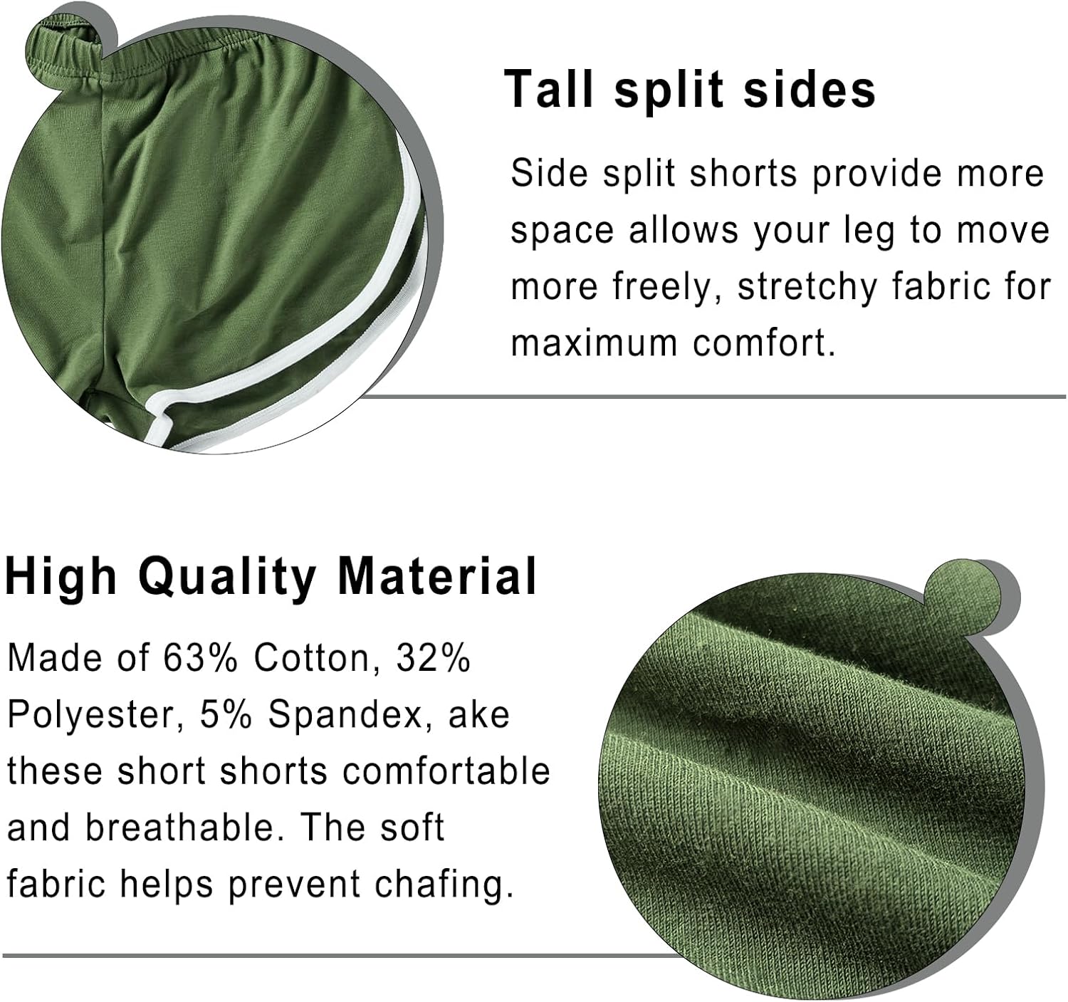 AIMPACT Mens Running Shorts 3 Inch Gym Athletic Workout Short Shorts Vintage Booty Shorts - Image 6