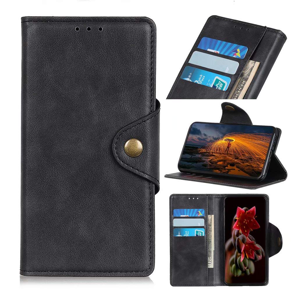 BAIDIYU Cover per WIKO Y61 Custodia, Slot Cart,Custodia a Portafoglio in Pelle PU di Lusso Custodia Flip Folio, Cover per WIKO Y61.(Marrone