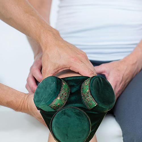 Miniatura 7 de Caja de moxa de cobre sin humo, juego de 3 purificadores de tanque de cobre, herramienta de tratamiento de moxibustión, bolsa de terapia portátil,