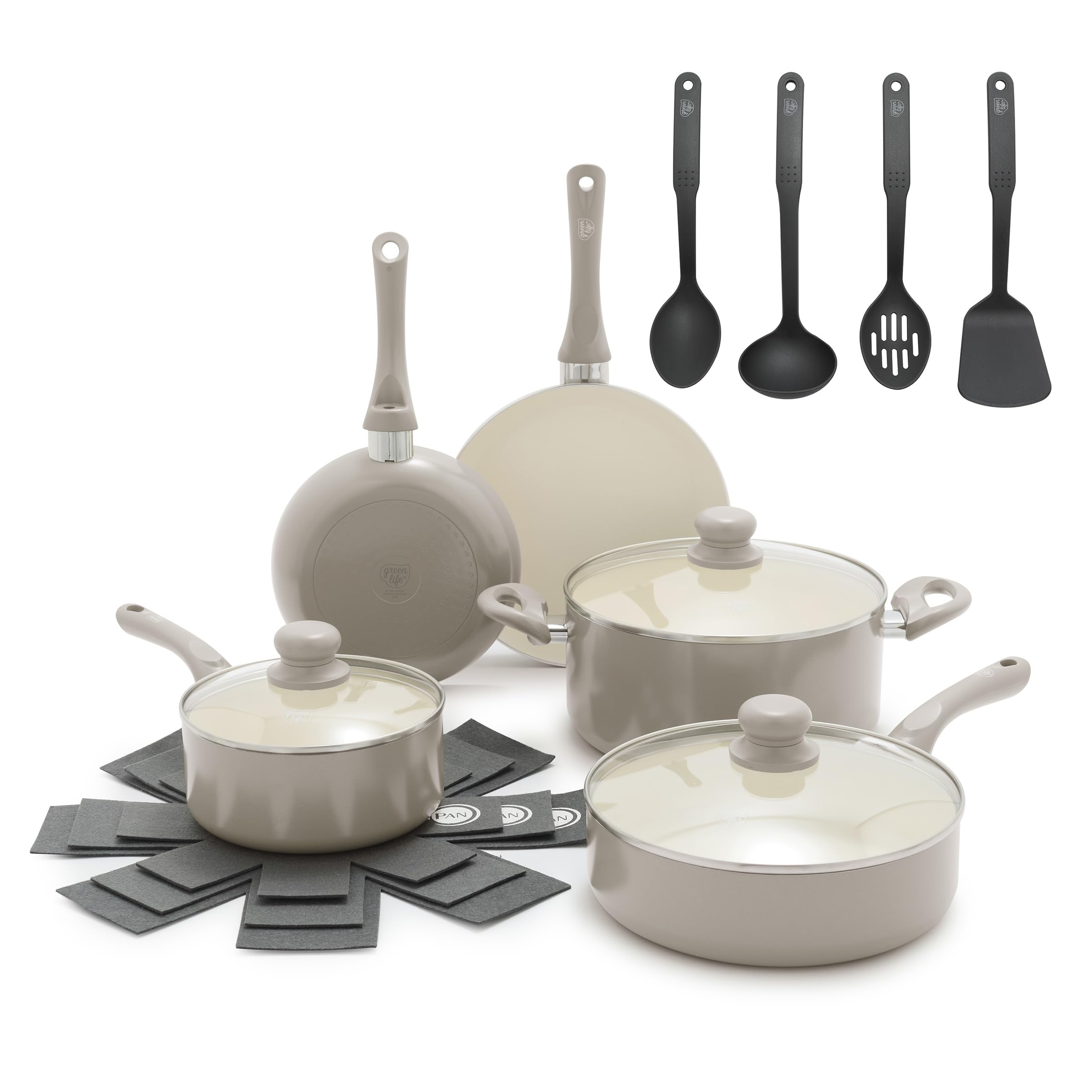 GreenLife 16-Piece Ceramic Nonstick Set