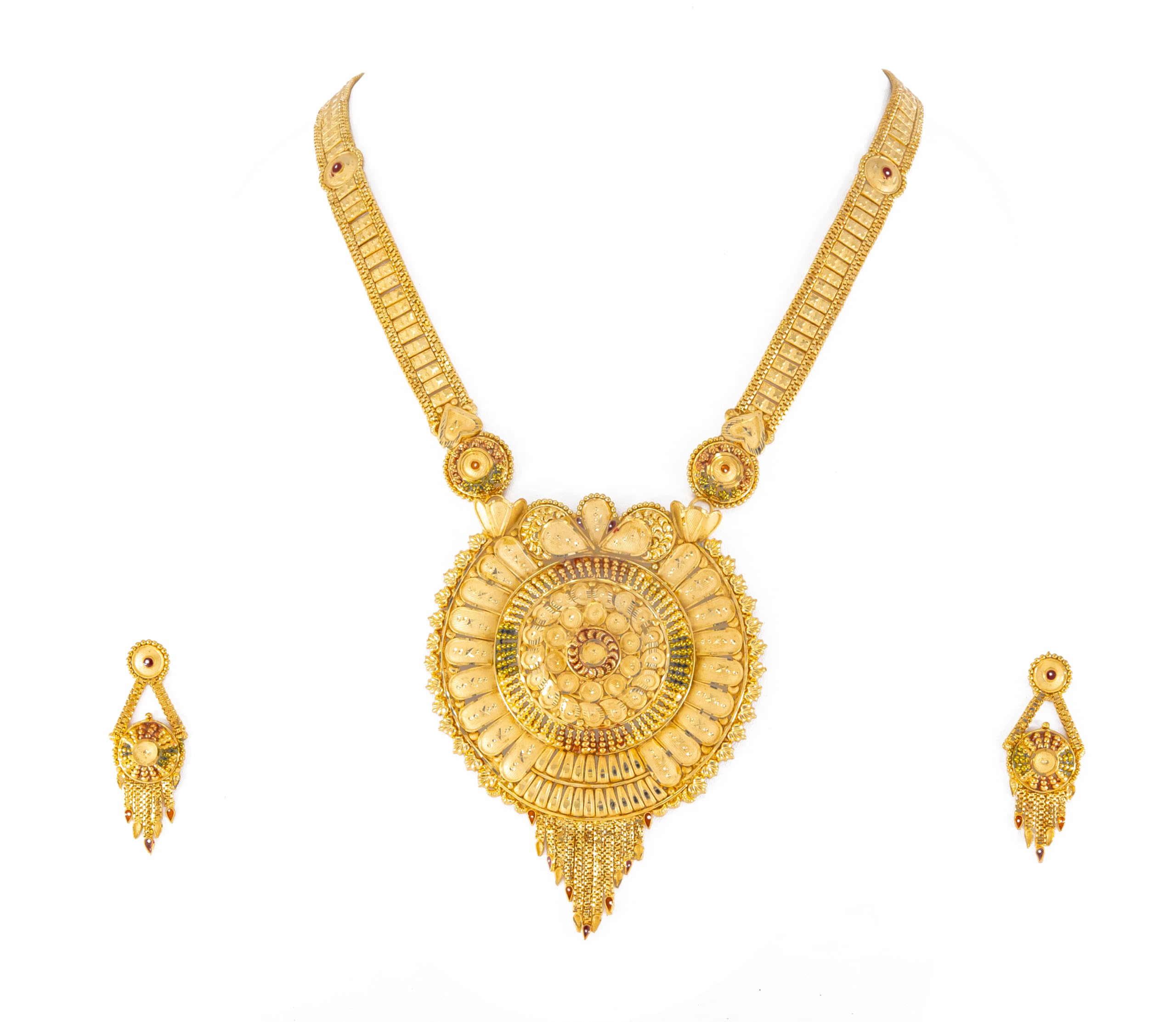 GOLDCASH Intricate Design Gold Plated Kundan Necklace, Gold Jewellery Set for Women (B0DHKWK4XJ) Amazon Price History, Amazon Price Tracker