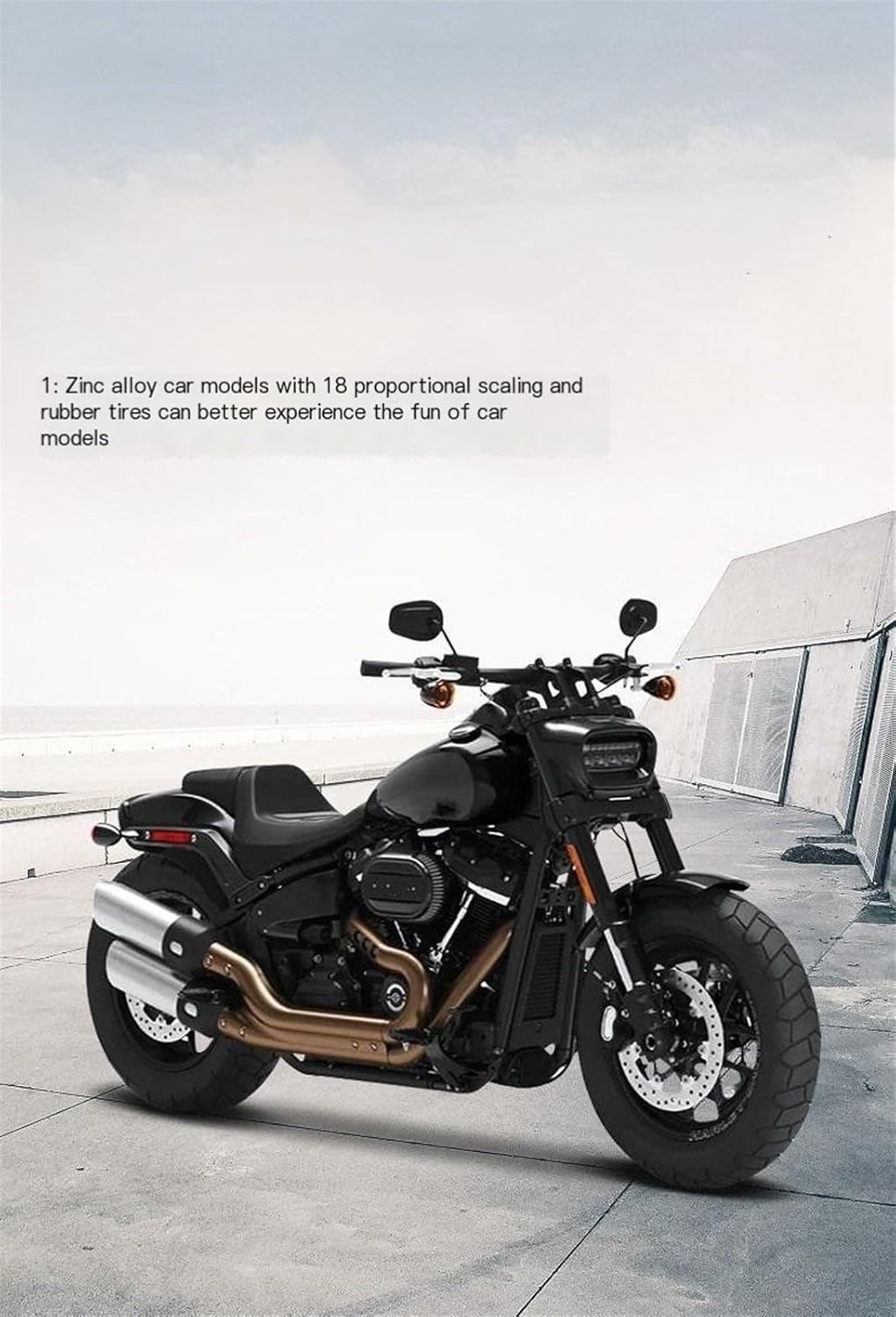 1:18 2022 Big Spring Simulation Alloy Motorcycle Model(Fat Bob 114)