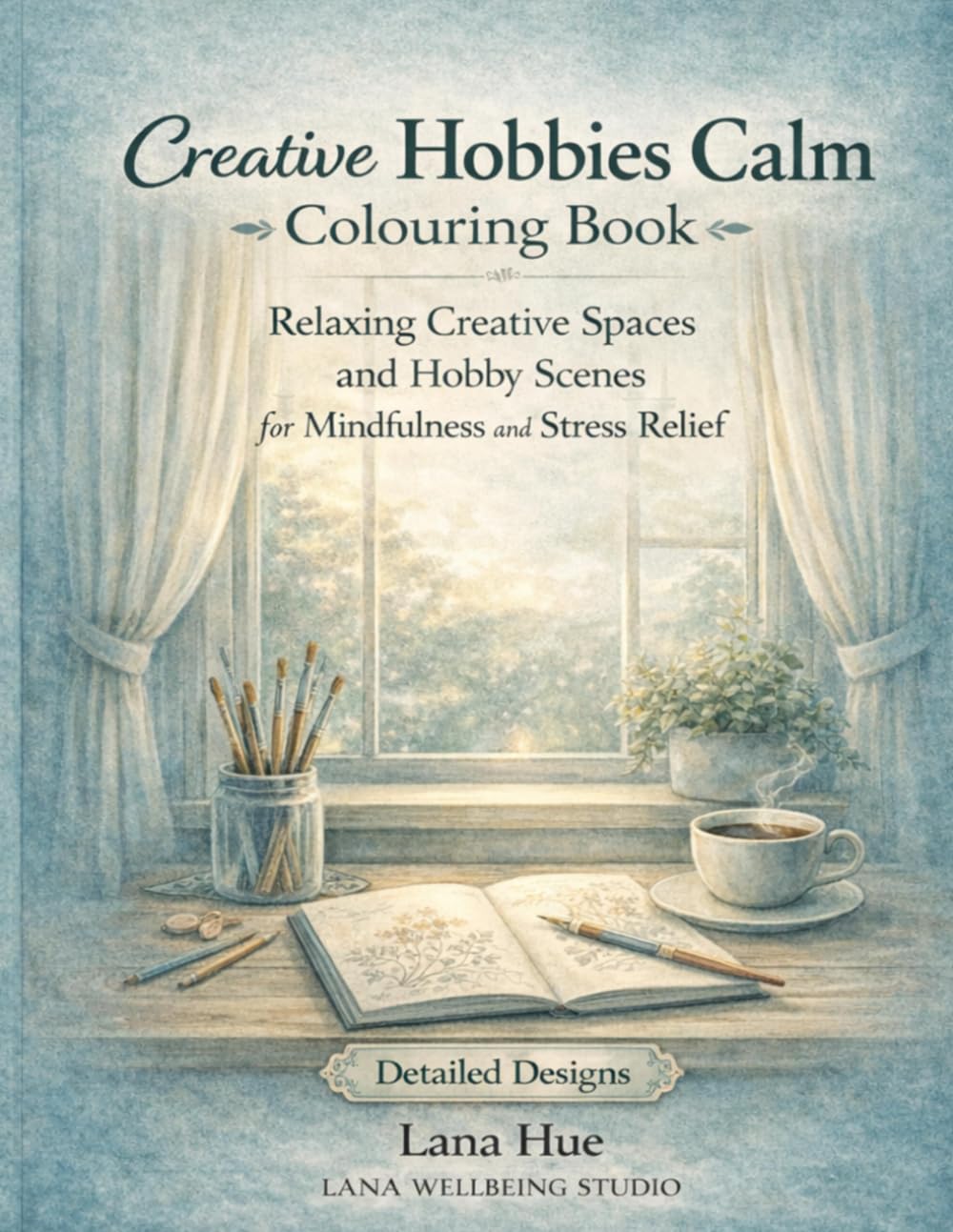 Creative Hobbies Calm Colouring Book: Relaxing Designs Featuring Cosy Spaces, Hobbies and Slow Living Scenes for Stress Relief and Mindful Colouring (Calm Colouring Books for Relaxation)